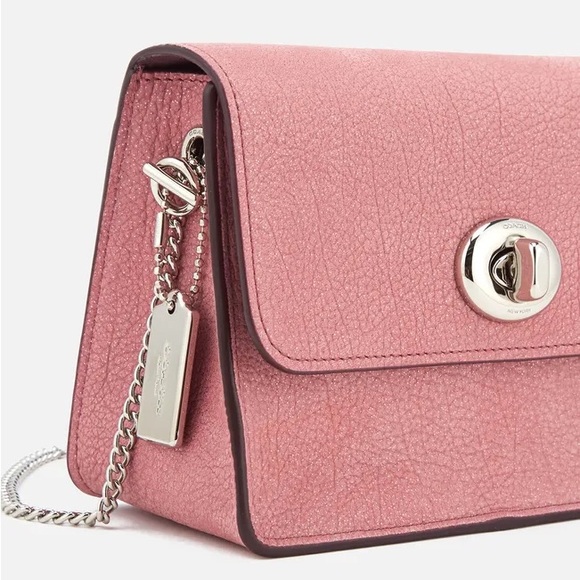 Coach Bowery Crossbody Bag in Glitter Rose / Silver - Picture 13 of 13
